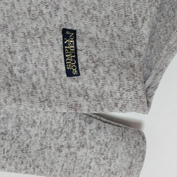 Simply Southern Sweatshirt Tail Gray LOGOS Long Sleeve Snaps Size X Small -Small - Picture 4 of 7